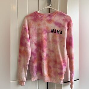 Tie-Dye 'MAMA' Women's Sweater